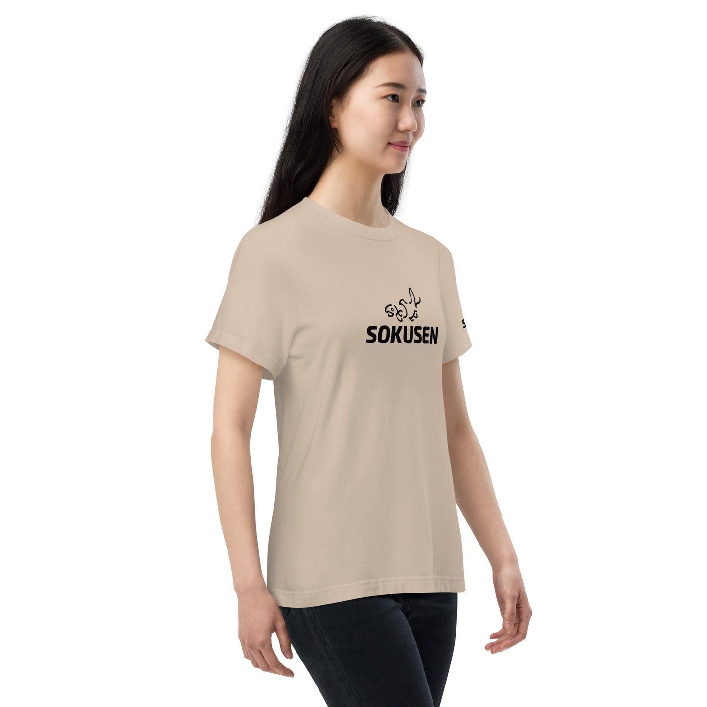 【SOKUSEN】ロゴTシャツ（前面、左袖、後面プリント）