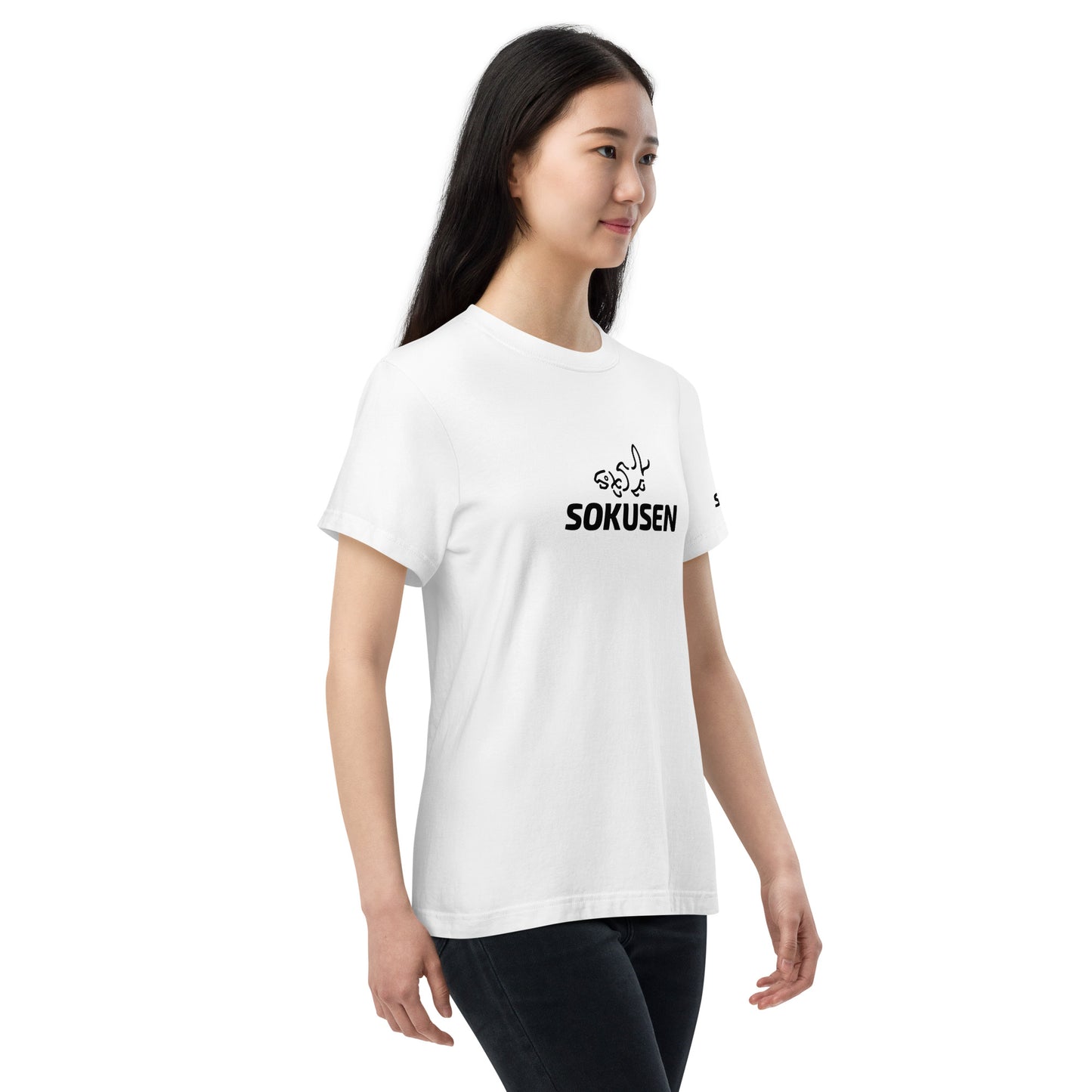 【SOKUSEN】ロゴTシャツ（前面、左袖、後面プリント）